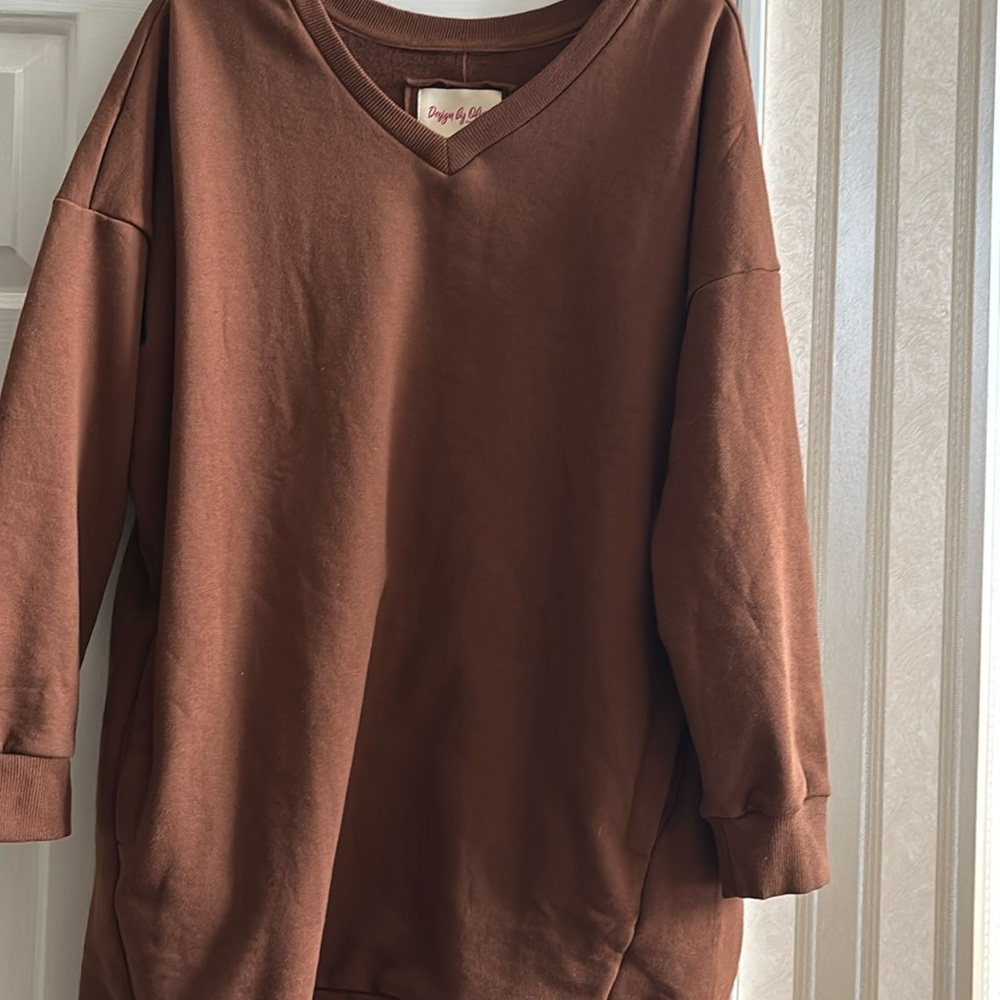 Tunic sweatshirt
